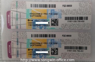 China Life time warranty COA License Sticker windows8.1 OEM license key No FPP/Dream Spark supplier