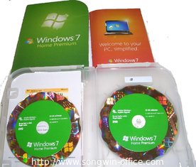 China Microsoft Windows 7 Home Premium Full 32 Bit &amp; 64 Bit DVD MS WIN=NEW RETAIL BOX= supplier