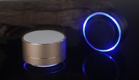 2018 New products A10 mini bluetooth ibastek 3W speaker with colorful LED FM radio