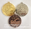 Cheap blank metal sports medal with ribbon lace, gold basketball blank medals supplier