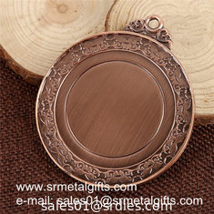 China China stock metal blank medals, brush antique bronze blank race medals cheap supplier