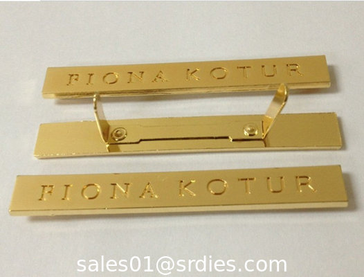 Brushed stainless steel business nameplate, brush stainless steel business plaque, supplier