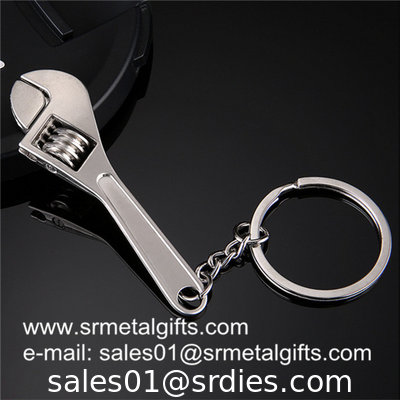 Metal spanner keychains wholesale, metal lever tools key holder manufacturer China supplier