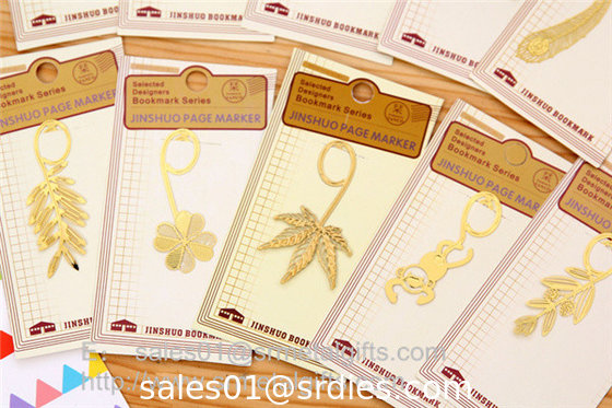 Metal book mark manufacturer in China for custom etched metal bookmarks supplier