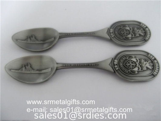 Custom Souvenir Metal Spoons for Gift, China metal engraved spoon factory supplier