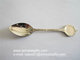 Vintage Art Deco Antique Spoon &amp; Fork, Gold plated 3D Spoons in bulk production supplier