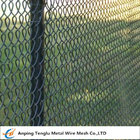 Color Chain Link Fence|50x50mm Opening Vinyl Coated Wire Fencing for Construction