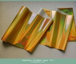 China Gold Foiling Holographic Hot Stamping Foil Greeting Card Printing supplier