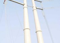 Galvanized Surface Tubular Steel Tower For Power Transmission With 3 / 4 Leg supplier