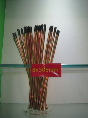 China DC copper coated jointed arc air gouging carbon electrode rod 13*430mm supplier