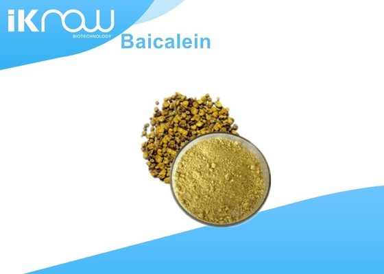 Natural Chinese Herbal Medicine / Baical Skullcap Root Baicalein Cas 491-67-8