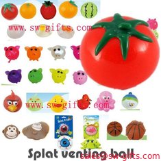 China Vent ball decompression toys toy novelty Creative Smash it Sticky Toys Sticky Animal Splat supplier
