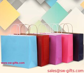 China Multicolor Recyclable Kraft Paper Luxury Party Gifts Bag With Handles Cheap Bag Paper Bag supplier