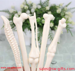 China Syringe Pen Writing Supplies Bone Shape Ballpoint Pens New creative gift school supply supplier