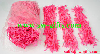 China Fancy colorful shredded paper ,tissue shredded paper ,colored shredded supplier