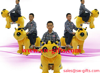 China China supplier electrical coin operated battery plush walking animal ride for mall with CE supplier