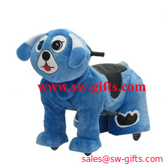 China CE Battery powered shopping mall motorized plush animal walking animal on toy supplier