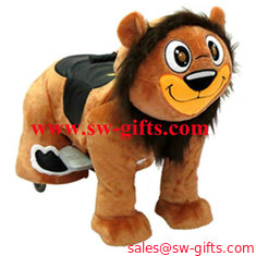 China Walking Plush Happy Coin Operated Animal Scotter Rides for Shopping Center supplier