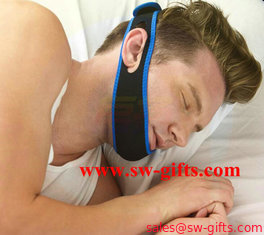China Anti Snoring Chin Strap Neoprene Stop Snoring Chin Support Belt Anti Apnea Jaw Solution Sleep Device supplier