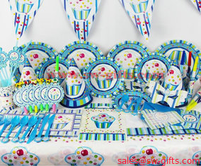 China New Arrival Kids Birthday Party Decaction Sweet Ice Cream Theme Party Decoration Favors supplier