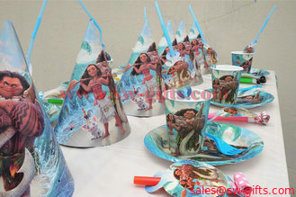 China Moana movie Maui Kids Birthday Party Decoration Set Party Supplies Baby Birthday Party Pack event party supplies supplier