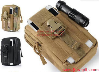 China Outdoor Tactical Holster Military Molle Hip Waist Belt Bag Wallet Pouch Purse Phone Case with Zipper for iPhone 7/LG supplier
