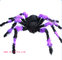 Halloween Supplies Props Decoration Black Flower Plush Spider Plastic Spider supplier