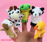 Cartoon Biological Animal Finger Puppet Plush Toys Child Baby Favor Dolls Christmas Gifts supplier