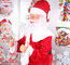 Electric Christmas old man music Santa Claus 160cm Outdoor Christmas Decoration supplier