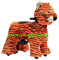 Drivable mechanical ride on horse for kids playing games plush on wheels supplier