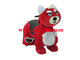 Funny kid toys motorized plush riding animal ,animal scooter in mall supplier