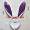 Children adult pink gold Easter Party decoration/rabbit ear/Sequin Bunny ear headband/flashing headband supplier