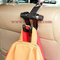 New Double Auto Car Back Seat Headrest Hanger Holder Hooks Clips For Bag Purse Cloth Grocery Automobile Accessories supplier