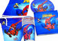 SPIDERMA THEME PAPER GLASSES CUPS SPIDERMAN DISHES KIDS BIRTHDAY PARTY DECORATION SPIDER MAN TABLE CLOTH supplier