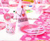 Princess Crown Theme cup plate horn knife napkin tblecover for Kids Birthday Party Supplies set 6people use supplier