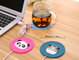 New Cartoon 5V USB Warmer Silicone Heat Heater for Milk Tea Coffee Mug Hot Drinks Beverage Cup Mat Pad best gift supplier