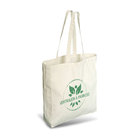custom logo printed durable canvas promotional bags full gusset design