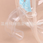 transparent PVC traveling toiletry bags waterproof lady cosmetic hanging bags