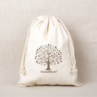 eco-friendly cotton canvas drawstring bags personalized logo promotional gifts