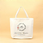 durable cotton totes bottom gusset design canvas shopping bags with logo pattern printed
