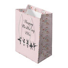 premium kids birthday gift handbag personalized design dance club paper advertising bags