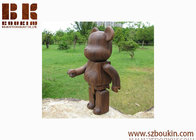 Pure Manual Grinding Polishing Animal Place Adorn Wood Carving Puppet Classic Bear Miniature Best Selling Antique Wood C