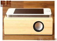 Powerful Wooden BT 4.0 Wireless Bluetooth Speaker Qi Wireless Charger Station Smart Home Speaker