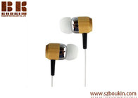 3.5mm stereo jack plug cute wired wood headphones earphone without mic