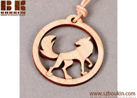 Cute Japanese Harajuku handcrafted animal pendant wooden necklace