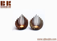 Beautiful Candle Holder Decorations  Wood Varying Sizes Tealight Candle Holder - Excellent as Diwali or Christmas Gifts