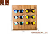 sunglasses display rack holds 6 pairs sunglasses bamboo display