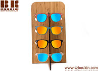 Display with wood sunglasses 2018 custom logo bamboo display