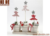 Hot Sale Outdoor Wooden Carving Craft Ornament Christmas Tree Stand