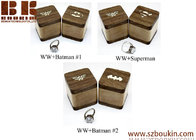 PAIR Engagement ring box Batman Superman Wonder woman Wedding ring box Wood ring box Gifts Jewelry box